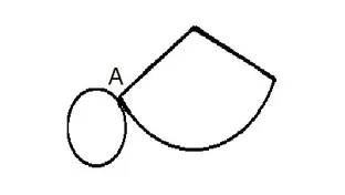 円錐 展開図 Aつき