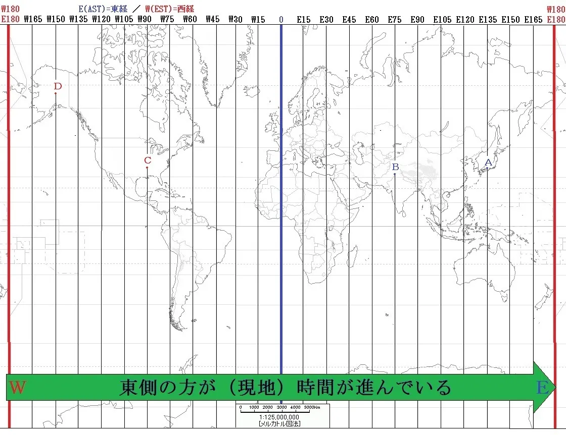 イギリス版世界地図