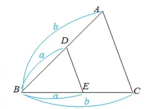 相似の三角形画像② 相似の三角形画像②