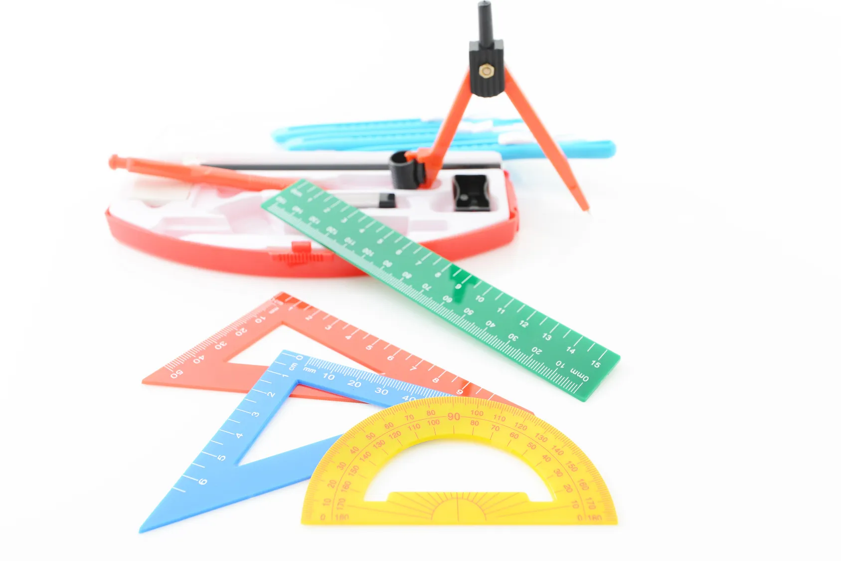 算数に必要なアイテム　定規