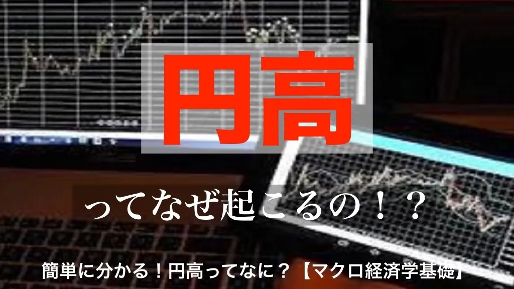 円高ってなに?【マクロ経済学基礎(政経)】
