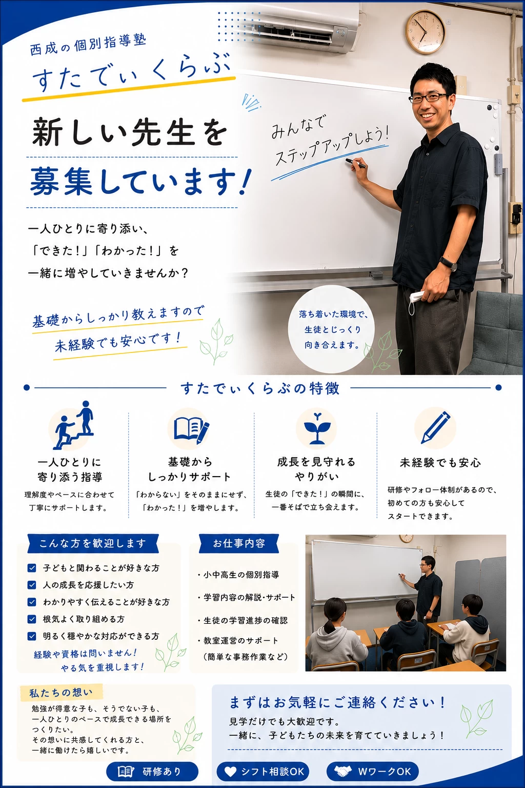 スライドイメージ（５） 個別指導塾すたでぃくらぶ